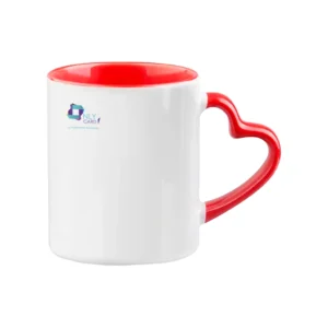 Taza con Asa Corazón + Interior de Color 11onz